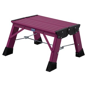 Image KRAUSE Klapptritt MONTO Treppy Plusline pink 1 Stufe, H: 38,0 cm