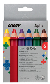 Image LAMY 3-in-1 Buntstifte 3plus, 6er Kartonetui