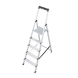 Image KRAUSE Stehleiter MONTO Solidy alu 5 Stufen, H: 180,0 cm