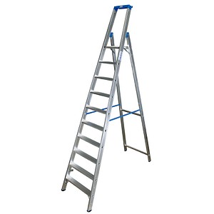 Image KRAUSE Stehleiter STABILO alu 10 Stufen, H: 325,0 cm