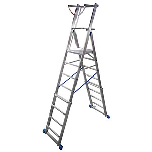 Image KRAUSE Stehleiter STABILO alu 8 Sprossen, H: 286,0 cm