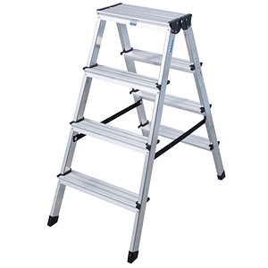 Image KRAUSE Stehleiter MONTO Dopplo alu 2x 4 Stufen, H: 95,0 cm