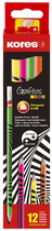 Image Kores Bleistift "Grafitos Neon", Härtegrad: HB, dreieckig