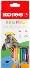 Image Kores Dreikant-Buntstifte "Kromas", 12er Karton-Etui