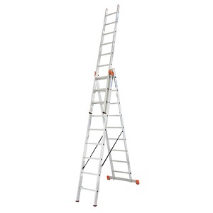 Image KRAUSE Vielzweckleiter MONTO Tribilo alu 3x 9 Sprossen, H: 270,0 cm