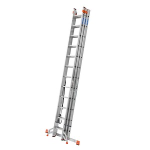 Image KRAUSE Vielzweckleiter MONTO Tribilo alu 3x 12 Sprossen, H: 355,0 cm