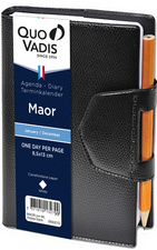Image QUO VADIS Taschenkalender "Maor", 2025, schwarz