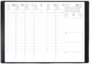 Image QUO VADIS EXDI Agenda classique Saturne, 210 x 297 mm, 2025