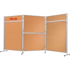Image FRANKEN Korktafel für Stellwandsystem ECO, 1.200 x 300 mm