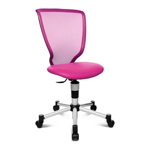 Image Topstar Kinderdrehstuhl Titan Junior, 71487 S04 pink, silber Stoff