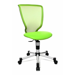 Image Topstar Kinderdrehstuhl Titan Junior, 71487 S05 grün, silber Stoff