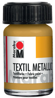 Image Marabu Stoffmalfarbe Textil Metallic, 15 ml, metallic-gold