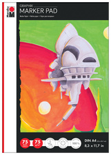 Image Marabu Markerpapierblock Marker Pad GRAPHIX, DIN A4, 75 g/qm