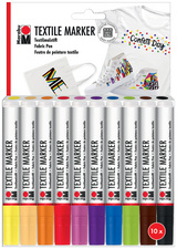 Image Marabu Textilmarker "Textile Marker", 10er Set