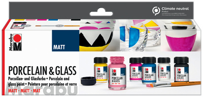 Image Marabu Farbe "Porcelain & Glass Matt", Starterset