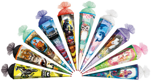 Image ROTH Schultüten-Sortiment, 6-eckig, 850 mm