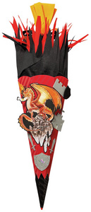 Image ROTH Schultüten-Bastelset "Feuerdrache", 680 mm
