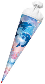 Image ROTH Schultüte "Delfine", rund, 700 mm