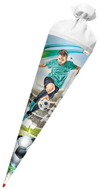 Image ROTH Schultüte "Fußballstar", rund, 700 mm, mit Effekt