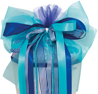 Image ROTH XXL-Schultütenschleife "California Blue", blau