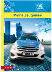 Image ROTH Zeugnismappe "Polizeit 110", DIN A4, mit Design