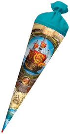 Image ROTH Schultüte "Piratenschiff", rund, 700 mm
