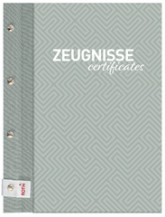 Image ROTH Zeugnismappe Pattern mit Buchschrauben "Dusty Mint"