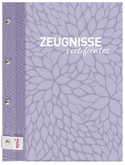 Image ROTH Zeugnismappe Pattern mit Buchschrauben "Lila Paradise"