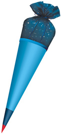 Image ROTH Stoffbezug für DIY-Stoffschultüte zum Bügeln, blau