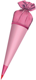Image ROTH Stoffbezug für DIY-Stoffschultüte zum Bügeln, rosa