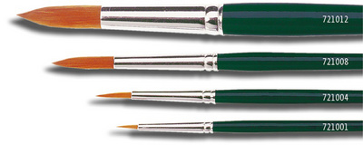 Image KREUL Haarpinsel Hobby Line BASIC, Nylon, rund, Gr. 0