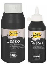 Image KREUL Acrylgrundierung SOLO Goya Gesso, schwarz, 250 ml