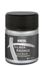Image KREUL Flüssigbronze Silber Bronze, 50 ml