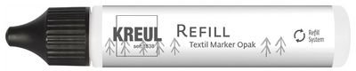 Image KREUL Refill für Textilmarker OPAK, 25 ml, weiß