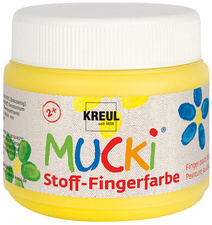 Image KREUL Stoff-Fingerfarbe "MUCKI", pink, 150 ml