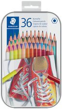 Image STAEDTLER Hexagonal-Buntstift, 36er Metall-Etui