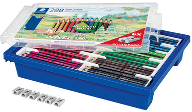 Image STAEDTLER Dreikant-Buntstift Noris colour, 288er Box
