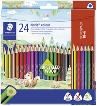 Image STAEDTLER Dreikant-Buntstift Noris colour, 18 + 6 Kartonetui