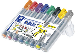 Image STAEDTLER Lumocolor Flipchart-Marker 356/356B, 8er Etui
