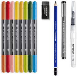 Image STAEDTLER "Design Journey" Aquarell Set Blumen 100% EFC