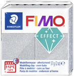Image FIMO EFFECT Modelliermasse, ofenhärtend, silber-glitter, 57g