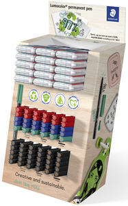 Image STAEDTLER Permanent-Marker Lumocolor, 120er Display