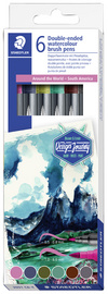 Image STAEDTLER Doppel-Fasermaler "Südamerika", 6er Kartonetui