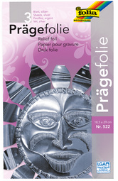 Image folia Prägefolienmappe, 185 x 290 mm, 5 Blatt, sortiert