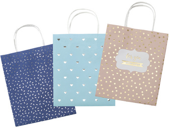 Image folia Papiertüten HOTFOIL, Kraftpapier, 120 x 55 x 150 mm