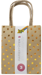 Image folia Papiertüten "Weihnachten", Kraftpapier, klein