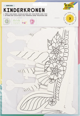 Image folia Kinderhüte-Set "MÄRCHEN", aus Pappe, weiß