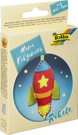 Image folia Mini Filz-Nähset "Filzinies", 9-teilig, Rakete