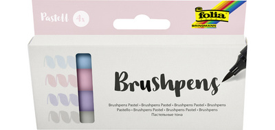 Image folia Pinselstift Brush Pens "Pastell", 4er Set
