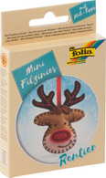 Image folia Mini Filz-Nähset "Filzinies", 11-teilig, Rentier